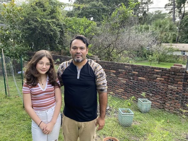 Alejandro Del Razo stopped working as a bus driver so he could transport his daughter to the choice school she now attends, Esther F. Garrison School for the Arts. (Photo Courtesy of Caelen McQuilkin/The Current GA)