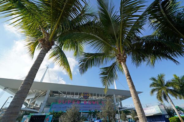 Hard Rock Stadium is the site for Sunday’s Super Bowl.