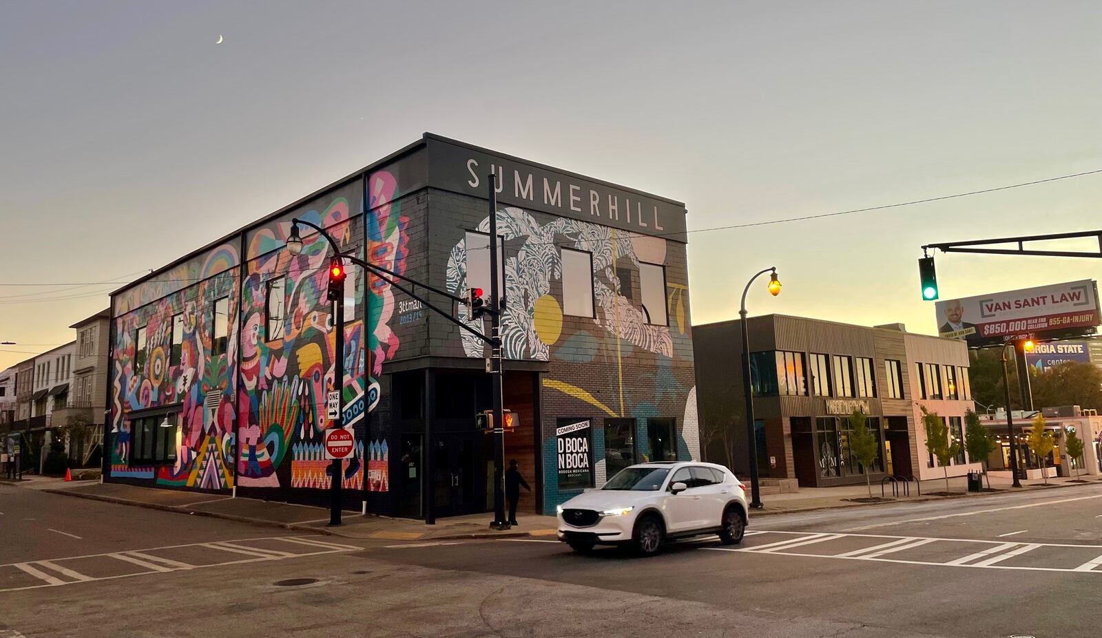 The development firm, Carter, which is overseeing the rebirth of the Summerhill neighborhood where the Braves once played, has offices in a long-vacant building once owned by John Elder. Photo by Bill Torpy