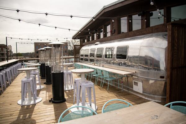 Jekyll Brewing rooftop patio exterior. Photo credit- Mia Yakel.