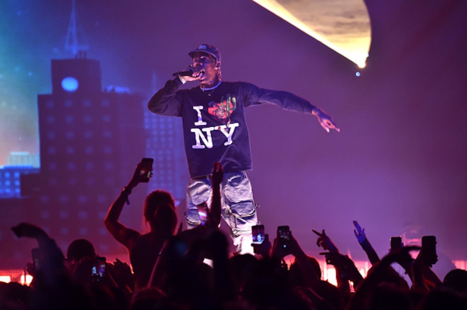 Travis Scott performs at Madison Square Garden on November 27, 2018 in New York City. 