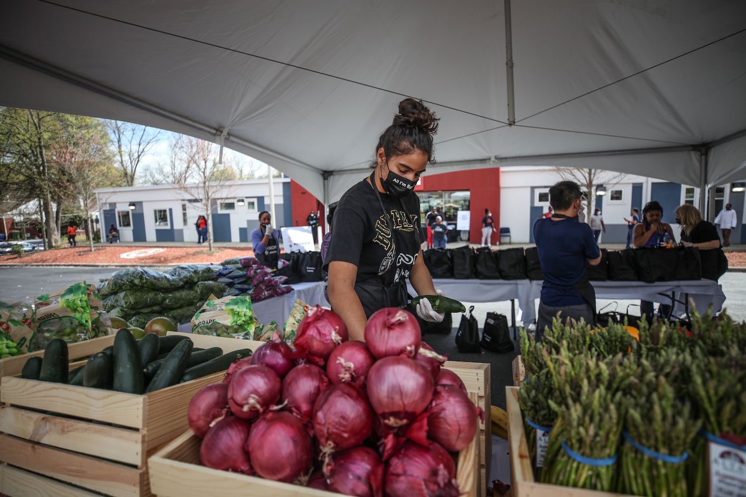 Photos: Hawks help get groceries to communities