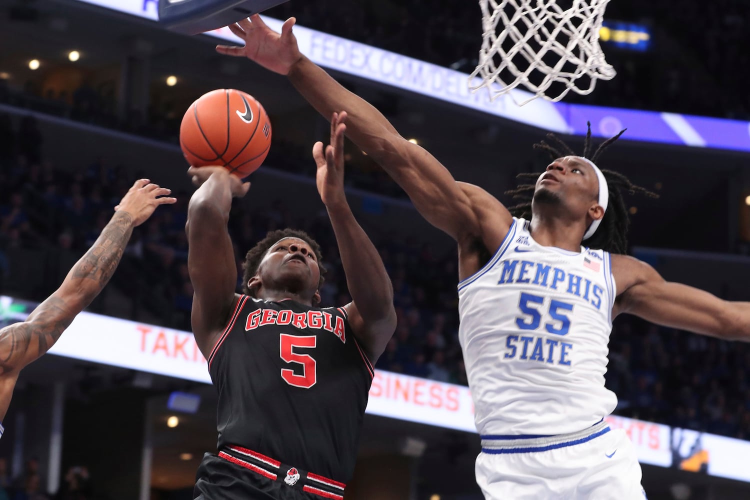 Photos: Basketball Bulldogs upset Memphis