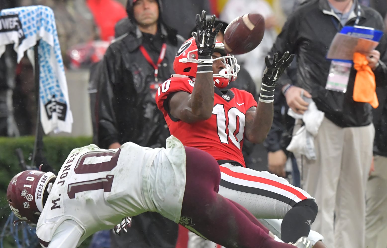 Photos: Bulldogs tested by Aggies in the rain in Athens