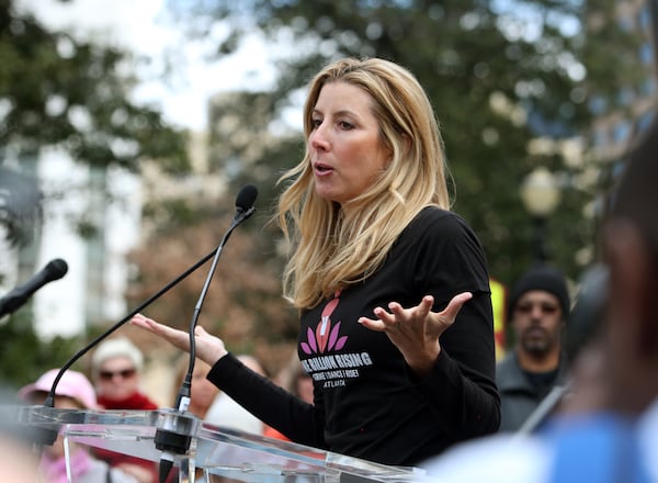 Sara Blakely, the founder of the Atlanta-based Spanx, will attend the Women's Business Summit at the White House today. (Jason Getz/The Atlanta Journal-Constitution)