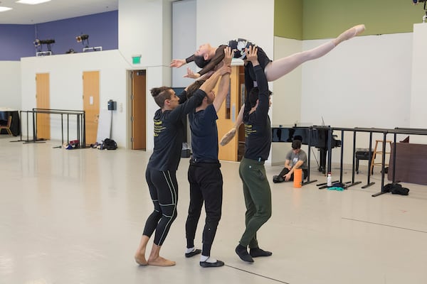 Atlanta Ballet's rehearsals of Carnevale from Significent Others rhearsals at the Carlos studios in Midtown Atlanta.