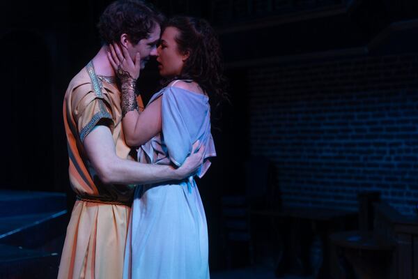 Kenneth Wigley and Claire F. Martin play the title roles in Shakespeare's “Troilus & Cressida.” Photo: Nicholas Tycho Reed