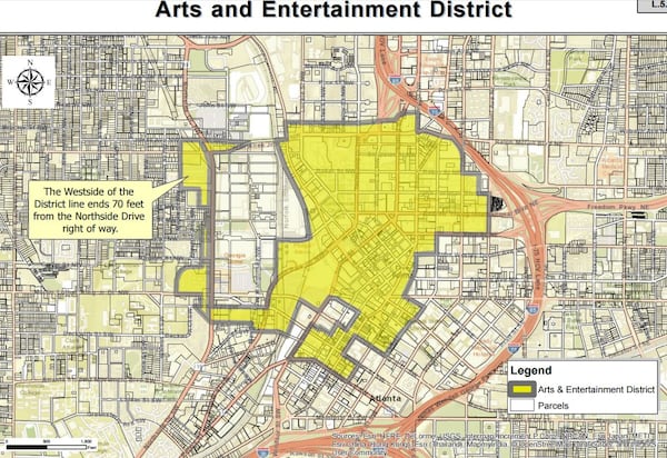 The Atlanta Arts and Entertainment District