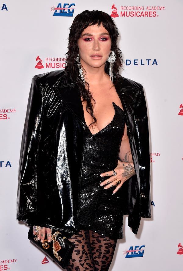 Kesha attends MusiCares Person of the Year honoring Aerosmith at West Hall Los Angeles Convention Center on January 24, 2020 in Los Angeles, CA, USA. Photo by Lionel Hahn/Abaca/Sipa USA(Sipa via AP Images)