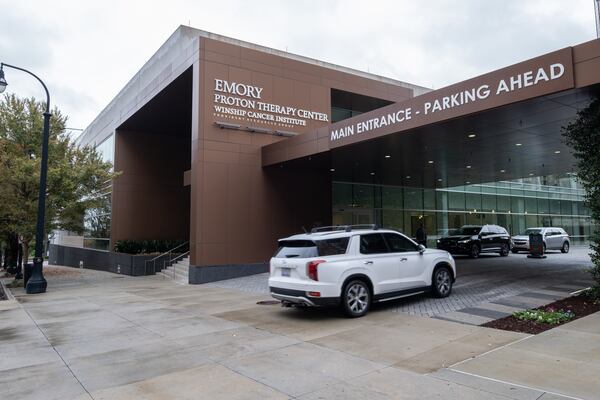 The Emory Proton Therapy Center in Midtown Atlanta on Friday, Oct. 29, 2021. Ben Gray for the Atlanta Journal-Constitution