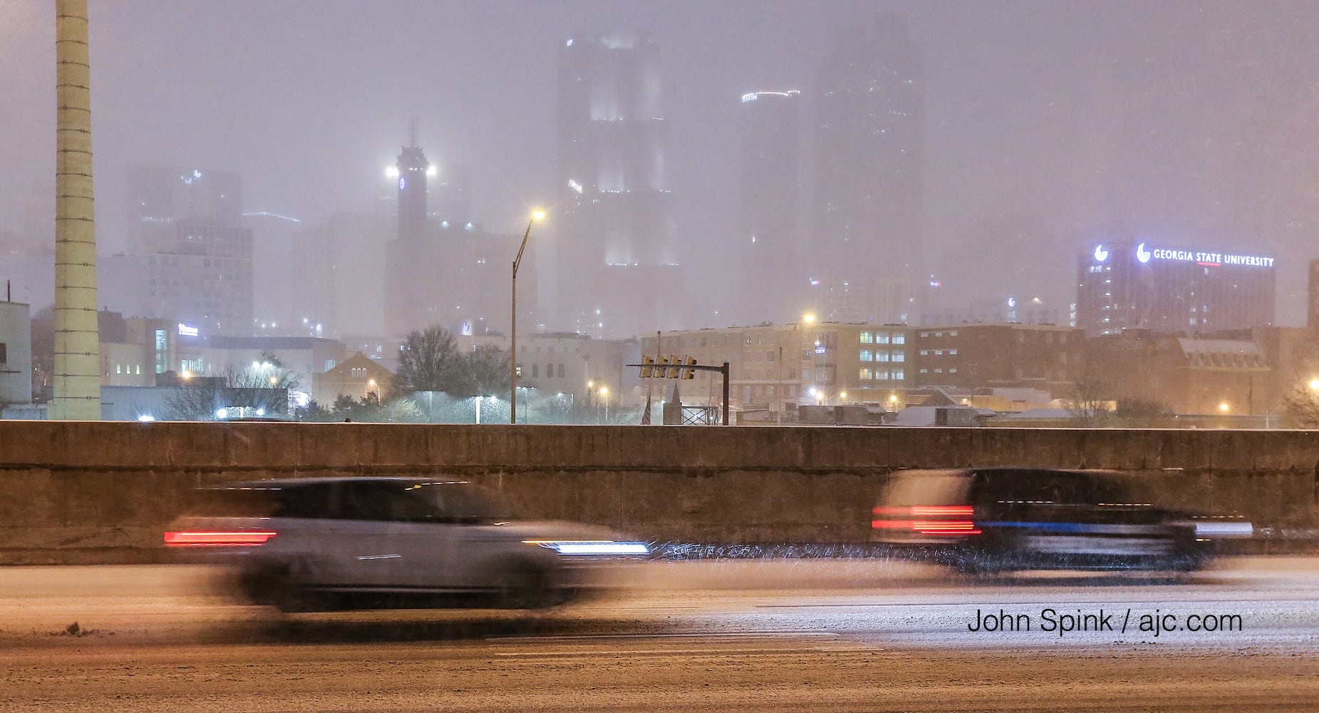 Photos: Frigid cold and snow move in to metro Atlanta