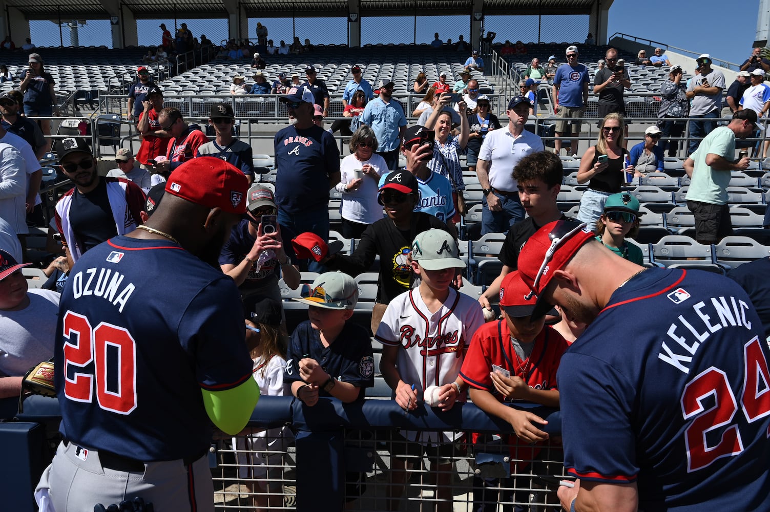 Braves vs Rays Spring Training game 