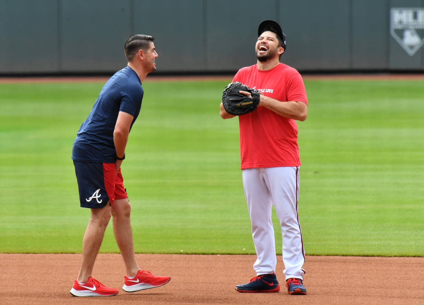 Braves playoff workout photo