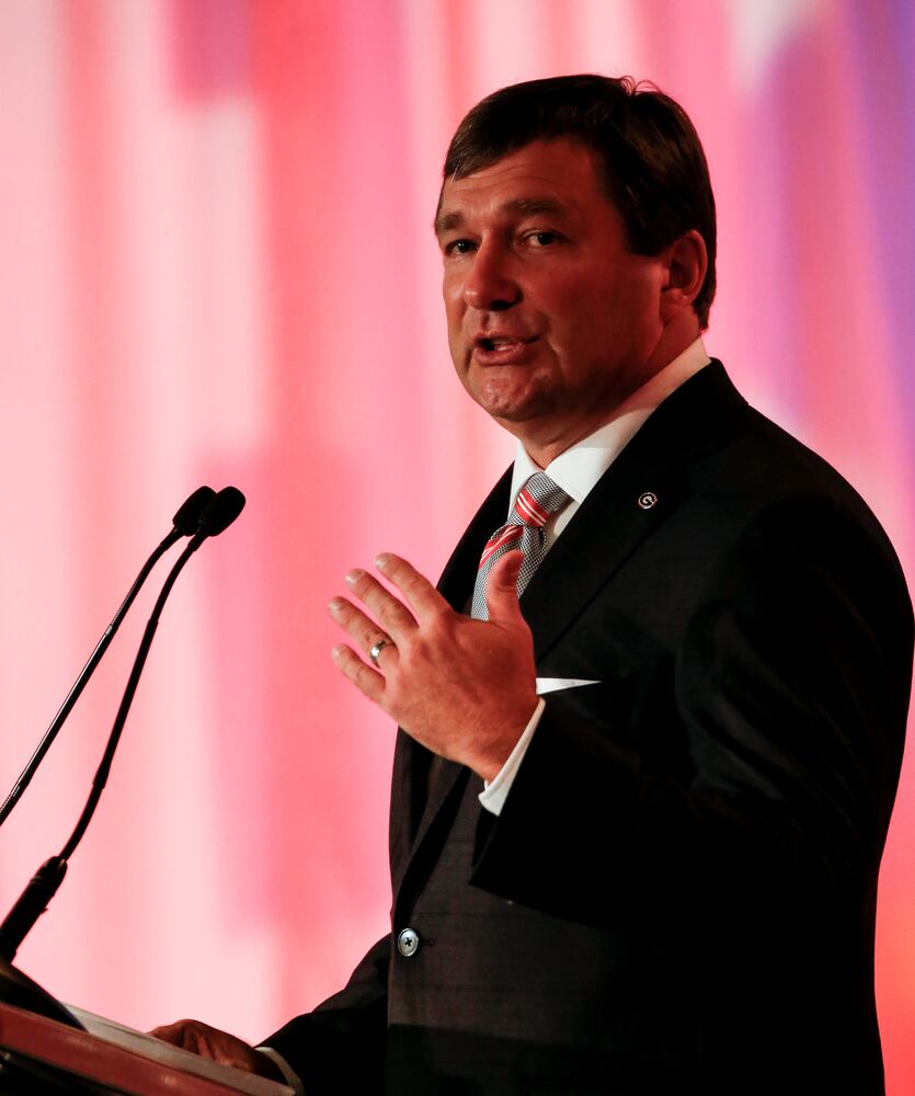 Photos: Kirby Smart talks UGA football at SEC Media Days