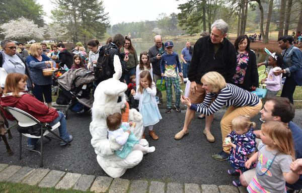 There’s a good chance you’ll see the Easter bunny at an Easter egg hunt. HYOSUB SHIN / HSHIN@AJC.COM