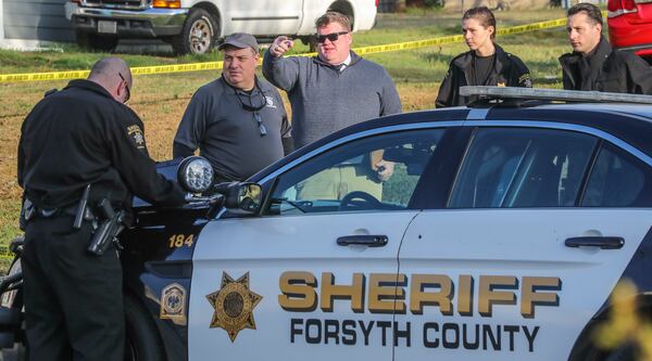 Authorities deployed police dogs and drones Thursday morning as they searched for a man suspected in a double homicide at a Forsyth County home. The suspect, 34-year-old Juan Escalante-Alarcon of Norcross, was arrested Friday night.