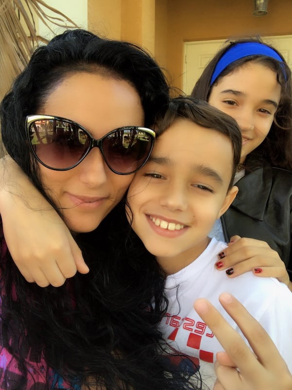 Delmys Silva sent her two children, Glauder Miguel and Glenda Alba, to Cuba last December. Only one came back. (Photo Courtesy Delmys Silva)