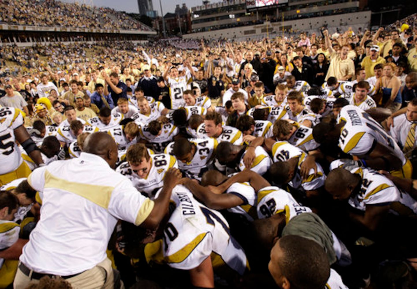 Tailgating in Black and Gold