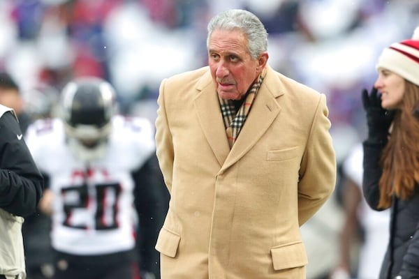  Falcons owner Arthur Blank, a member of the NFL’s Diversity, Equity and Inclusion committee, believes the league has dropped the ball by not hiring more Black head coaches. (AP Photo/Joshua Bessex)