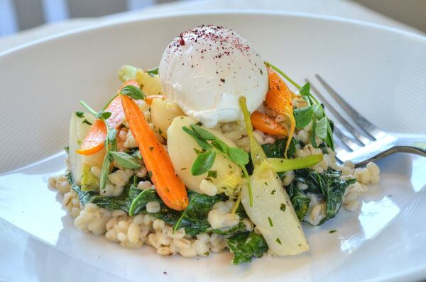 Barley risotto is a great vegetarian option at the Expat. CONTRIBUTED BY CHRIS HUNT PHOTOGRAPHY