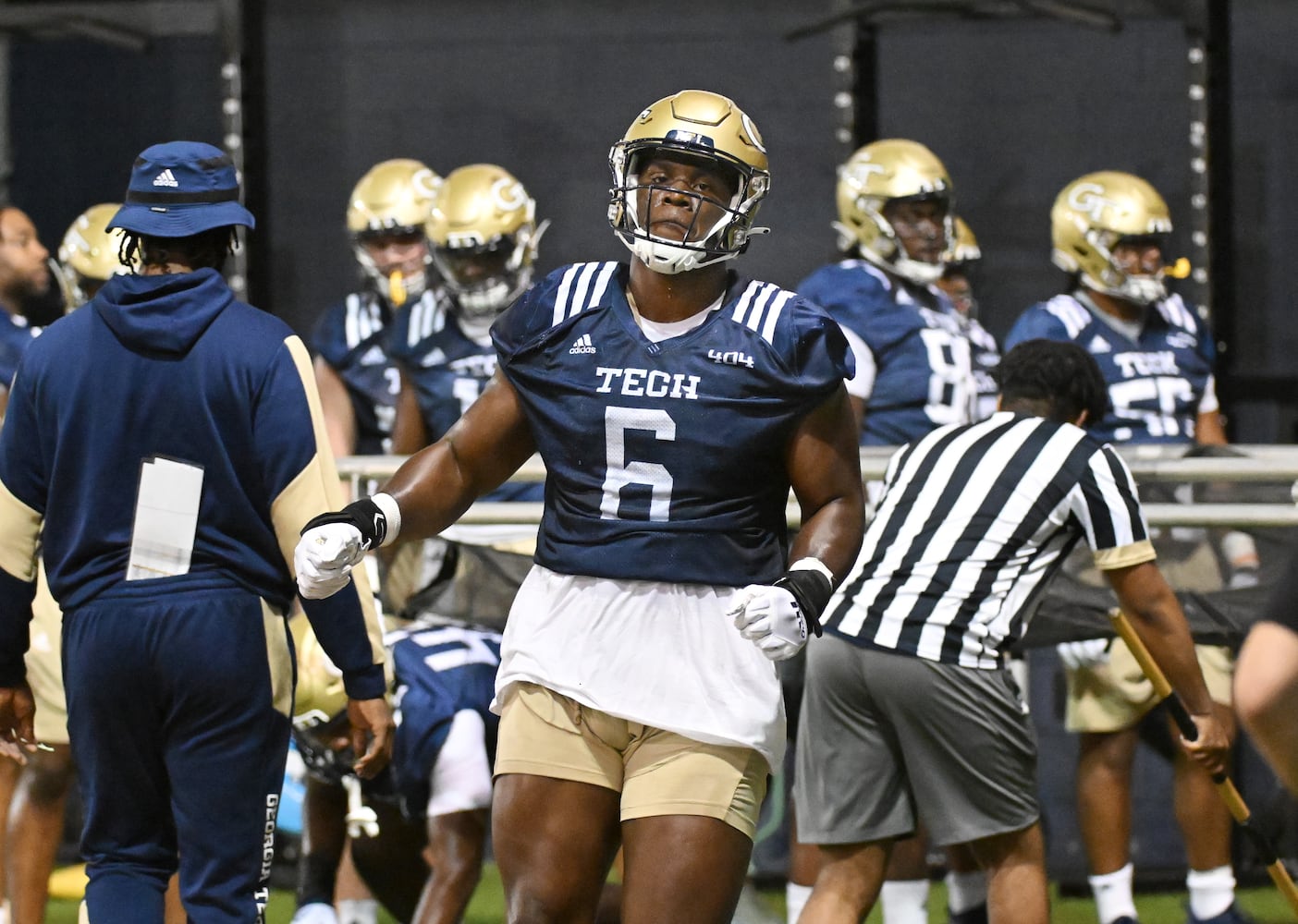 Georgia Tech football practice photo