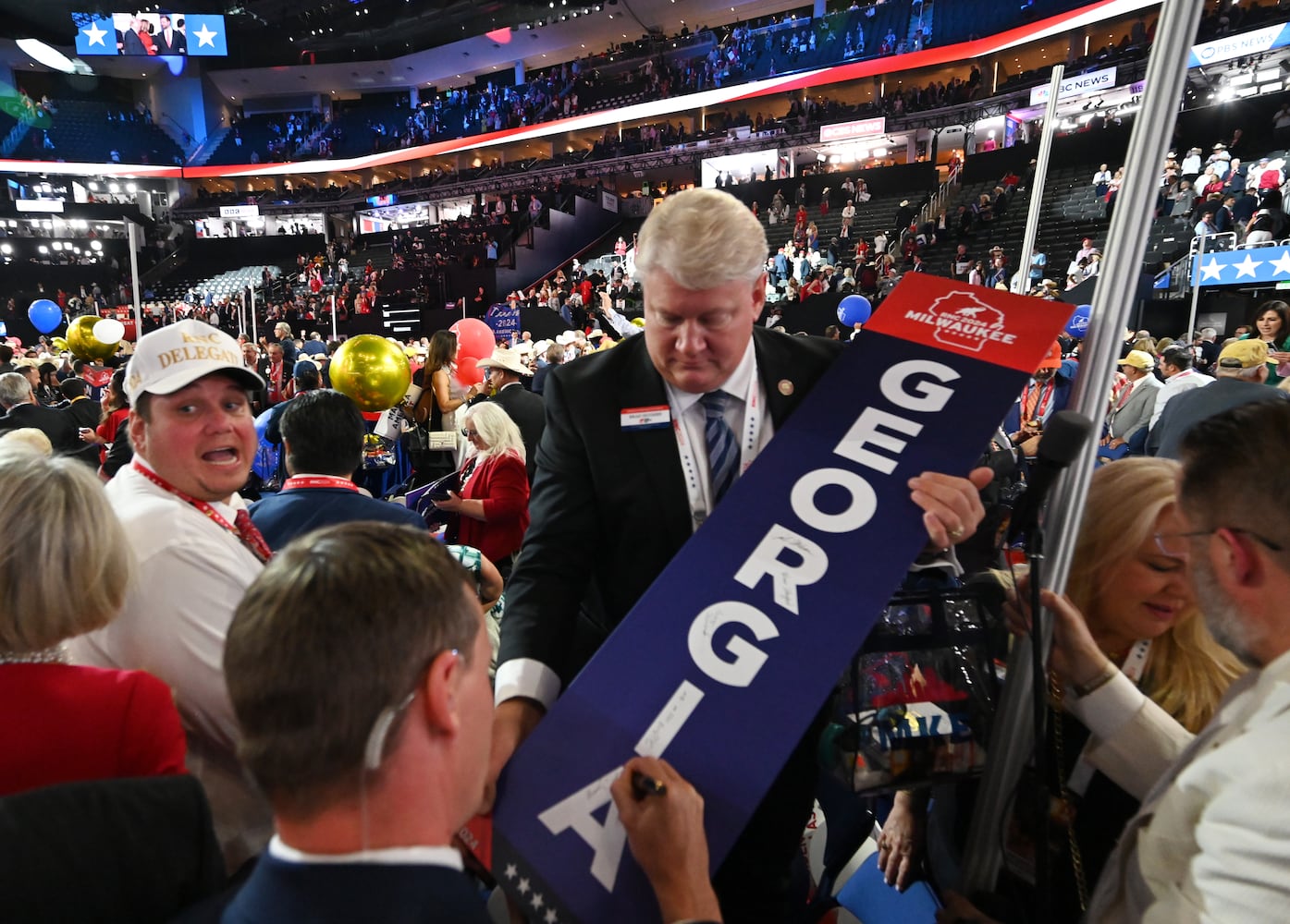 Georgia delegates at RNC