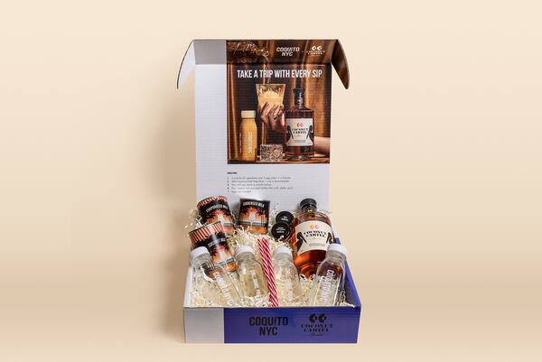 Coconut Cartel will ship a kit of everything you need to make a coquito, a traditional coconut eggnog. Courtesy of Coconut Cartel