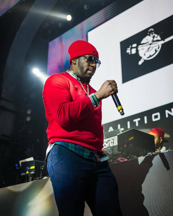 Rapper Young Dro performs at a Coalition DJs event.