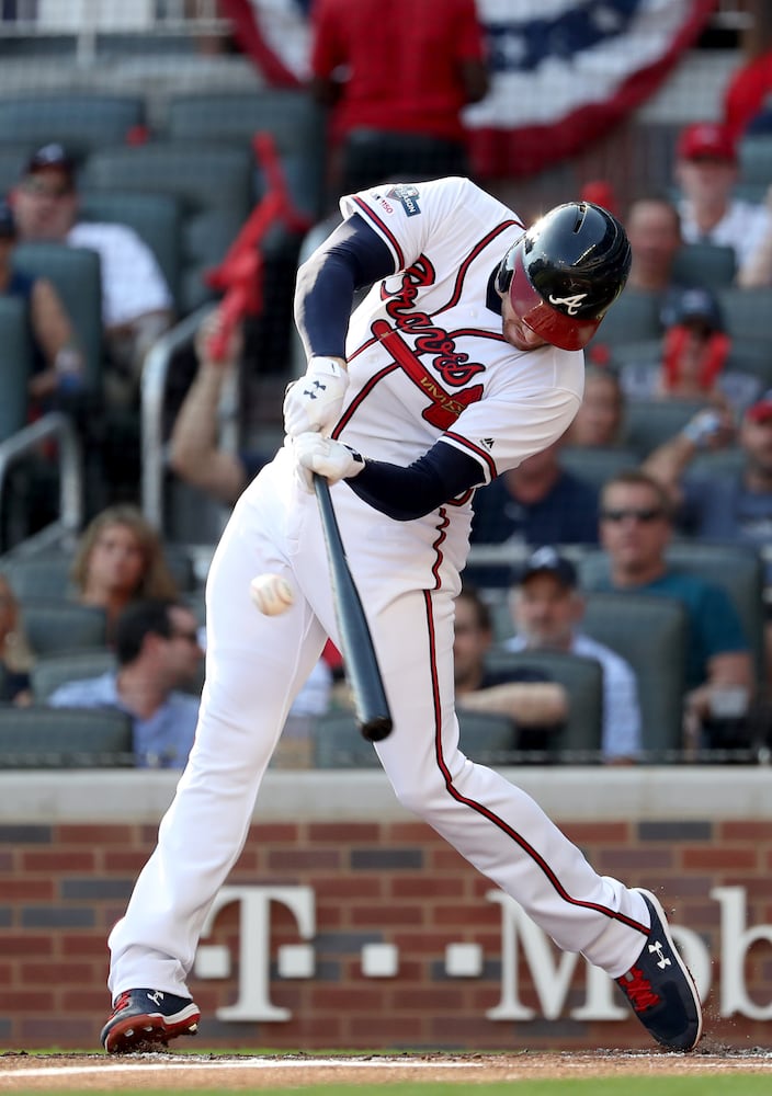 Photos: Braves seek Game 1 win over the Cardinals