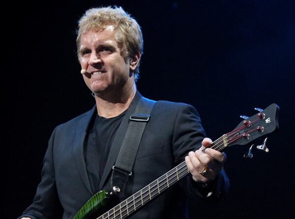 Chicago singer/bassist Jason Scheff now has longer tenure with the band than Peter Cetera. Photo: Melissa Ruggieri/AJC.