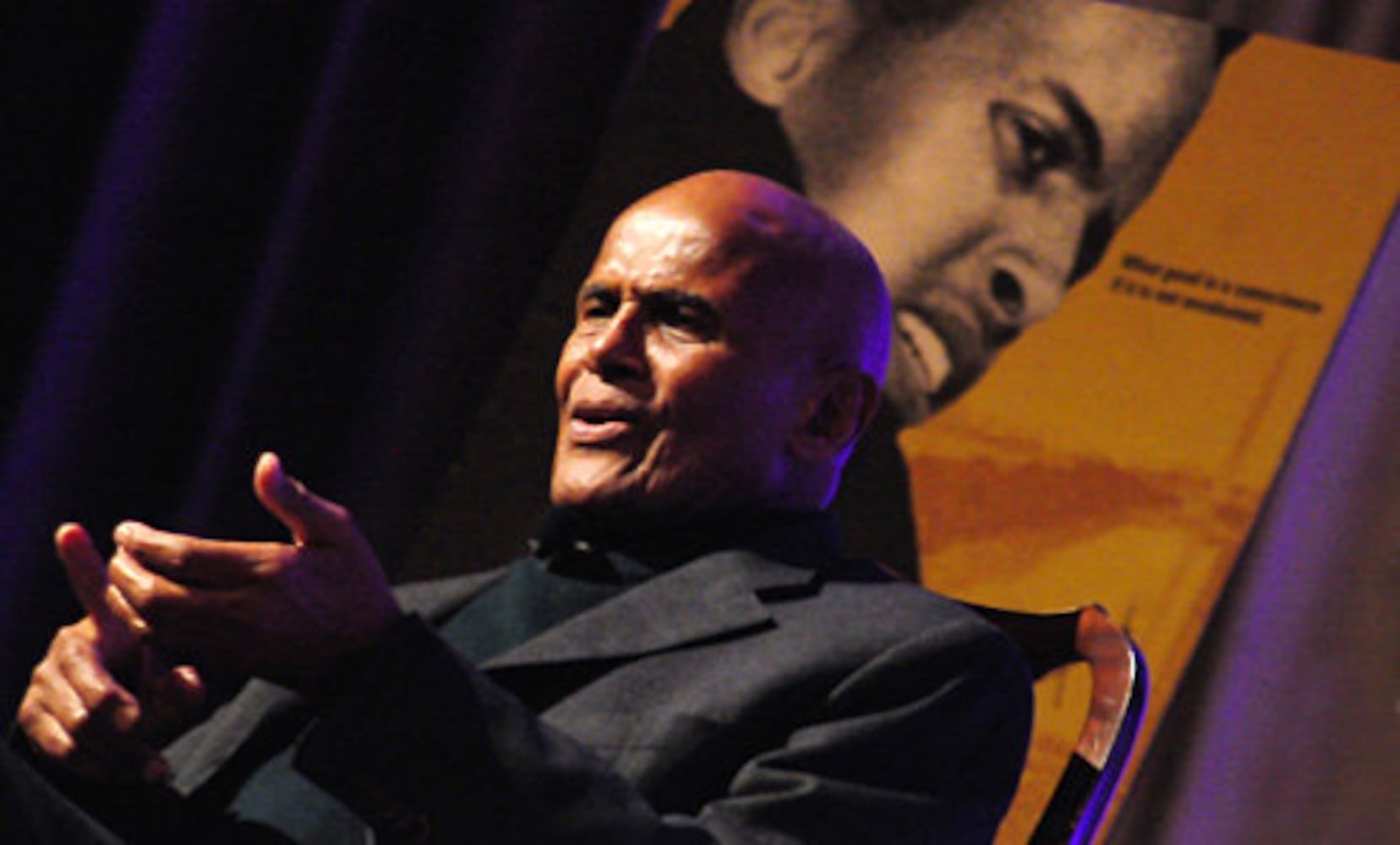 Harry Belafonte's Atlanta book signing