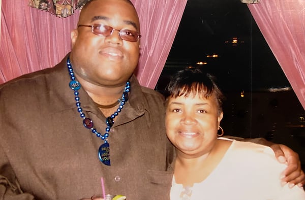 Washington Varnum, Jr. with his mother, Brenda. (Courtesy of Connie Varnum)