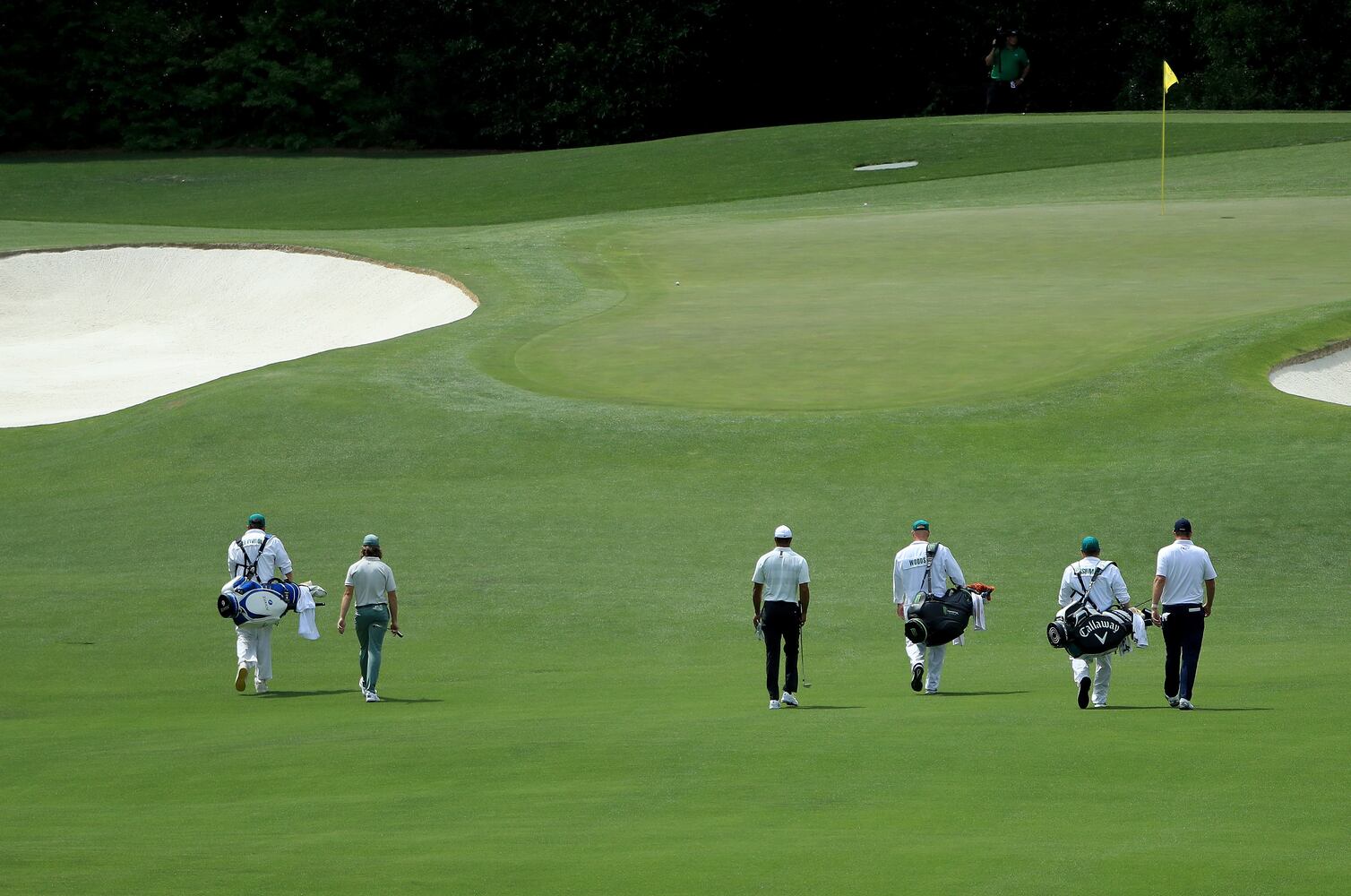 Photos: Tiger Woods’ second round at the Masters