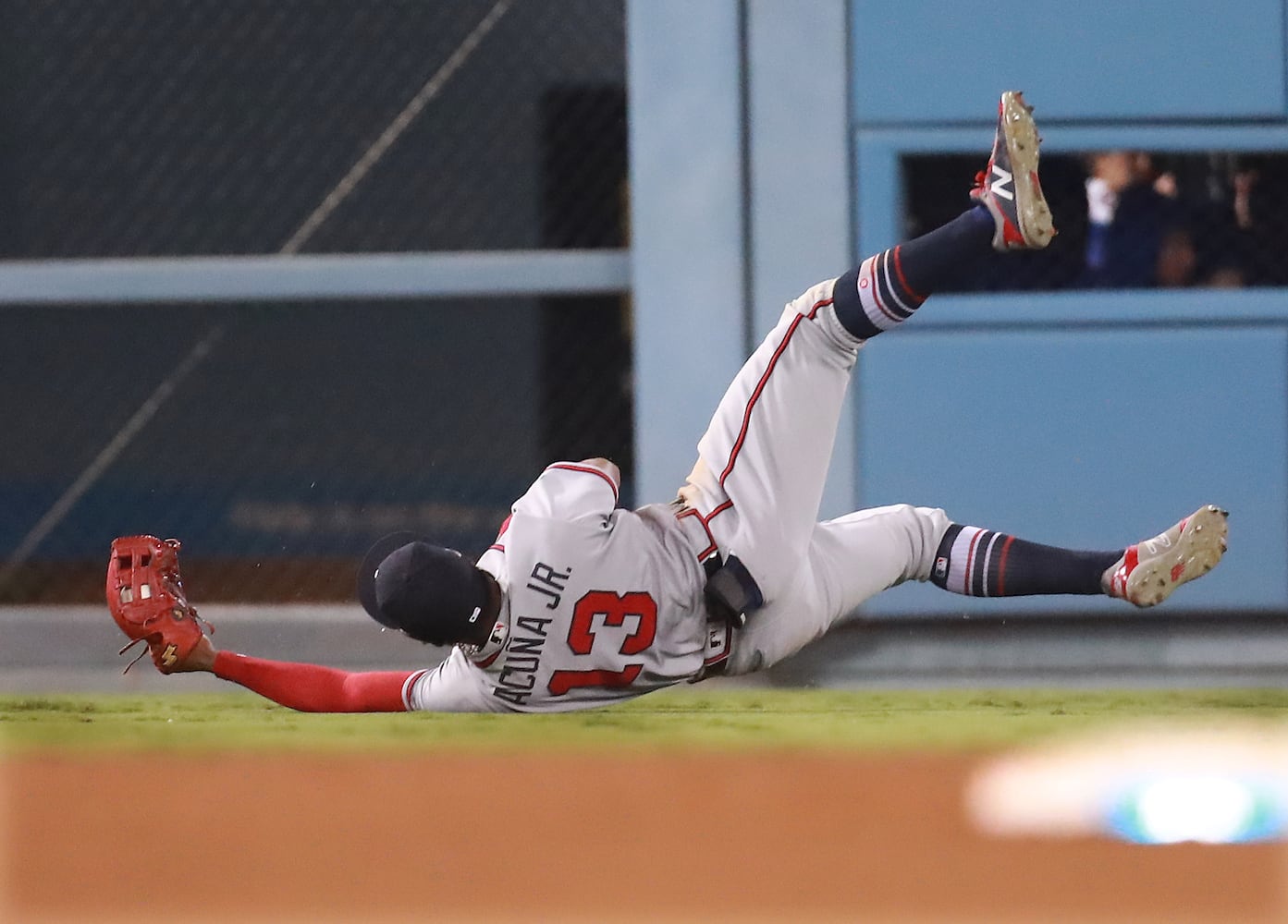 Photos: Braves shut out again, trail Dodgers 2-0 in playoffs