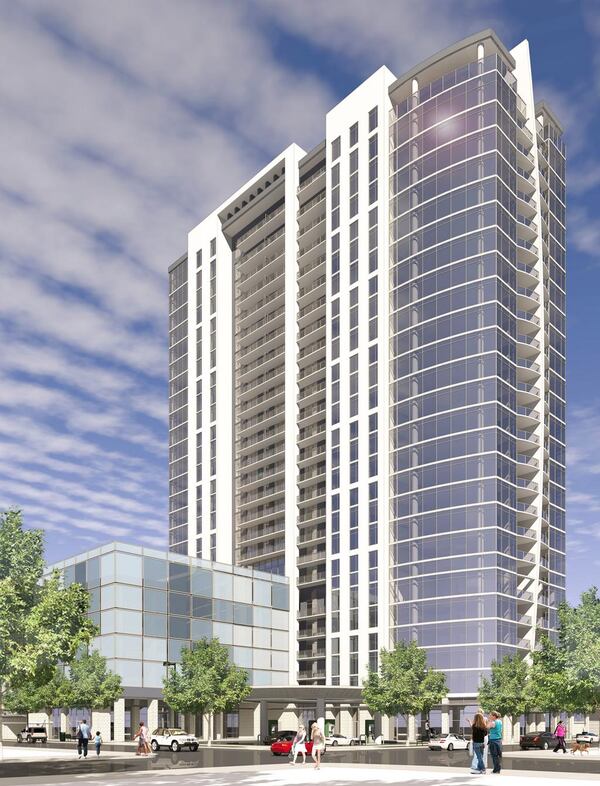 A rendering of 120 Piedmont.