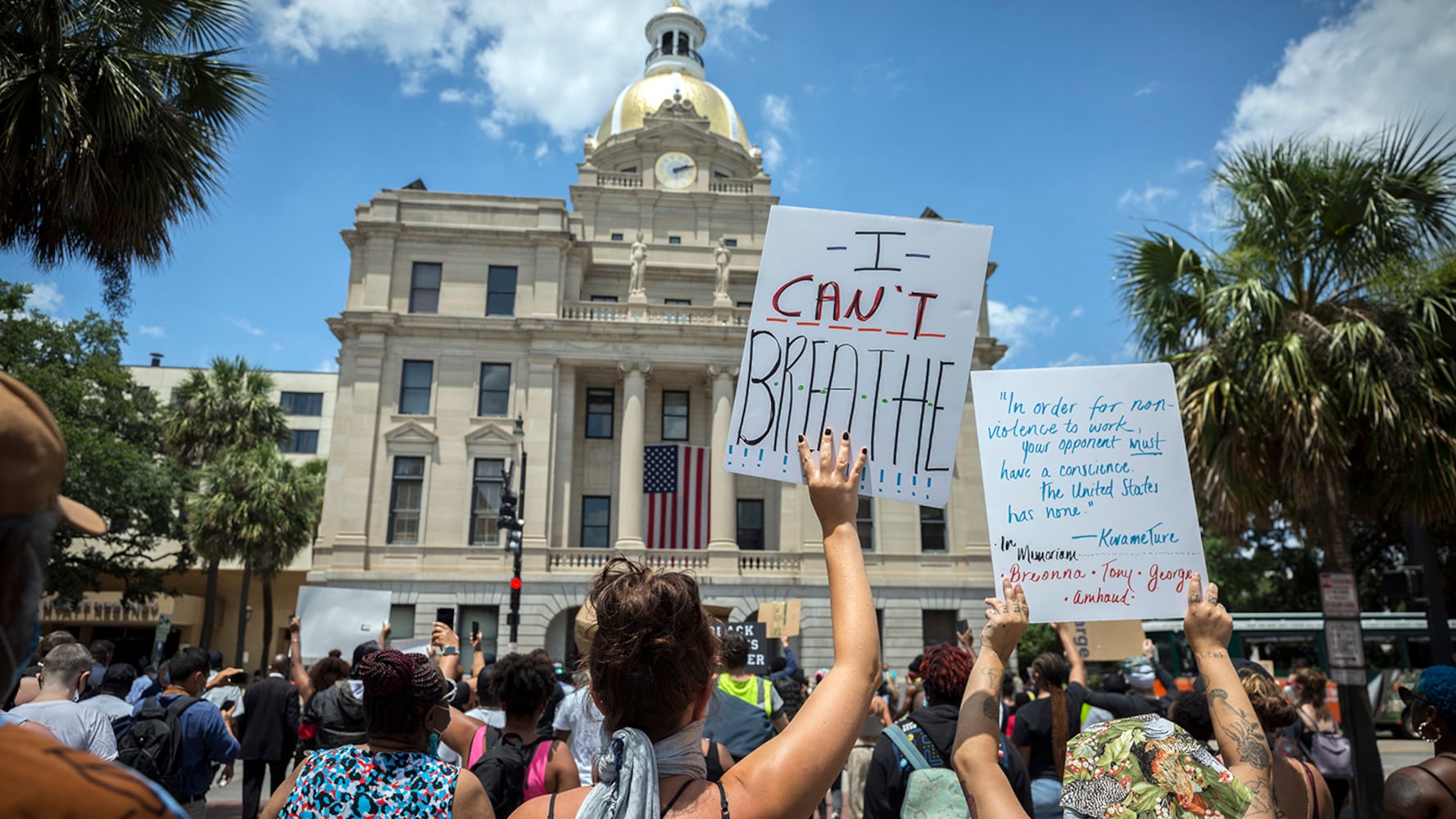 Photos: The protests in Savannah