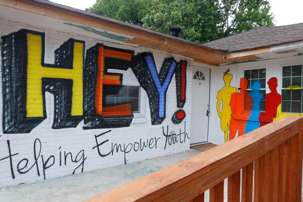 Views of the exterior of the Help Empower Youth house in Atlanta shown on Wednesday, May 31, 2023. Natrice Miller/ natrice.miller@ajc.com)