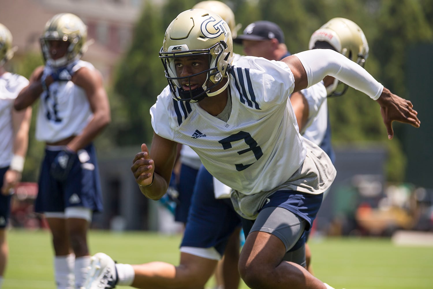 Photos: New coach Geoff Collins has Georgia Tech on the field