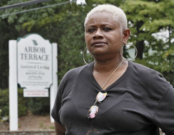 Mary Harvey, who worked as a caregiver at Arbor Terrace in Decatur, said the facility was in turmoil during the period that resident Patricia Reed suffered a broken arm. Harvey was accused of witnessing alleged abuse and not reporting it. She denies any abuse occurred but said she pleaded guilty to a misdemeanor to avoid the risk of prison. Bob Andres / robert.andres@ajc.com