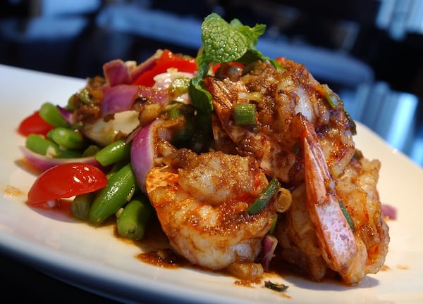 Summer Thai Shrimp appetizer from Lavendar Asian Bistro, 1195 Scenic Highway in Lawrenceville / AJC file photo