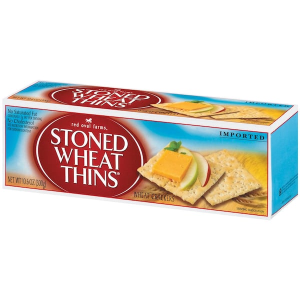 Red Oval Farms Stoned Wheat Thins crackers were made in Canada and discontinued by Nabisco in 2022.