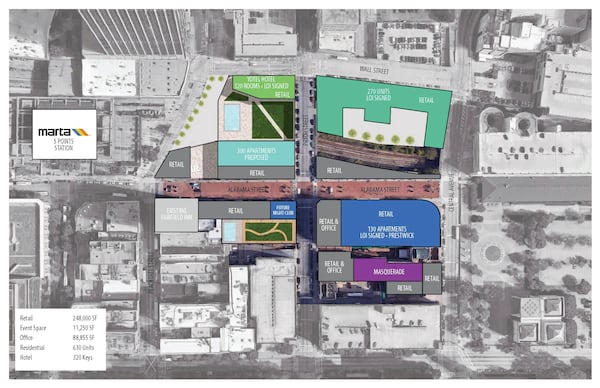 A block-by-block map of the Underground redevelopment