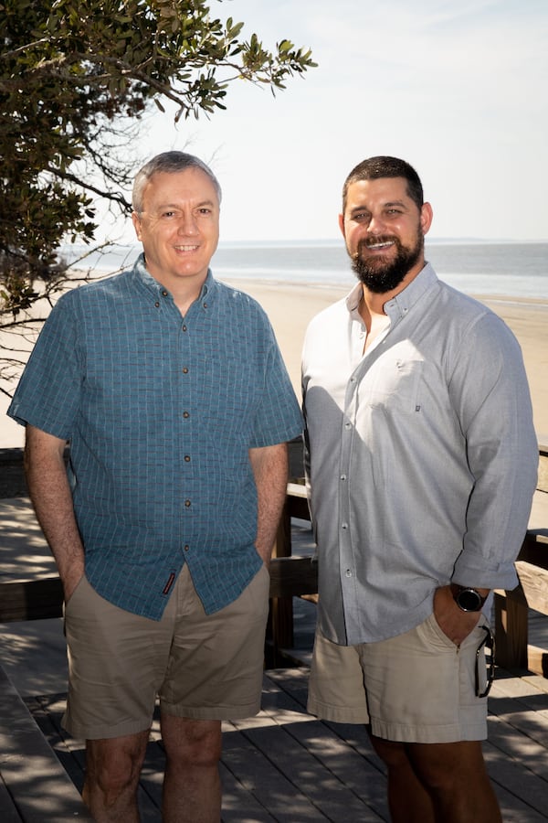 Author Stephen Doster (left) and photographer Benjamin Galland
Courtesy of Benjamin Galland