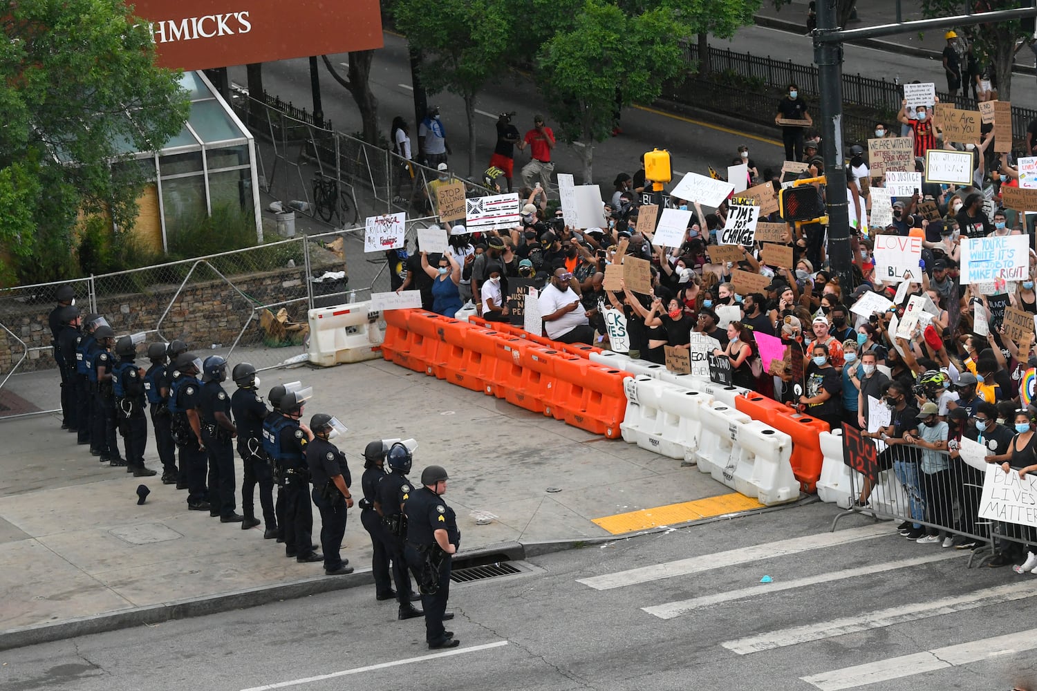 PHOTOS: Protesters gather across metro Atlanta