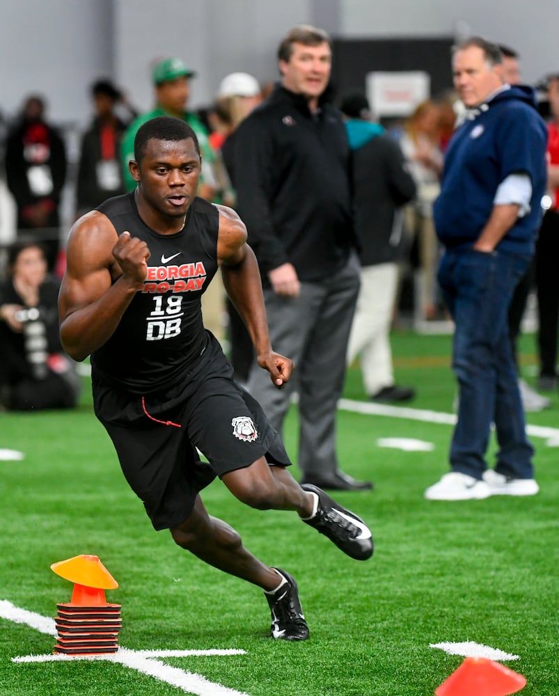 Photos: Bulldogs try to impress NFL scouts at Georgia Pro Day