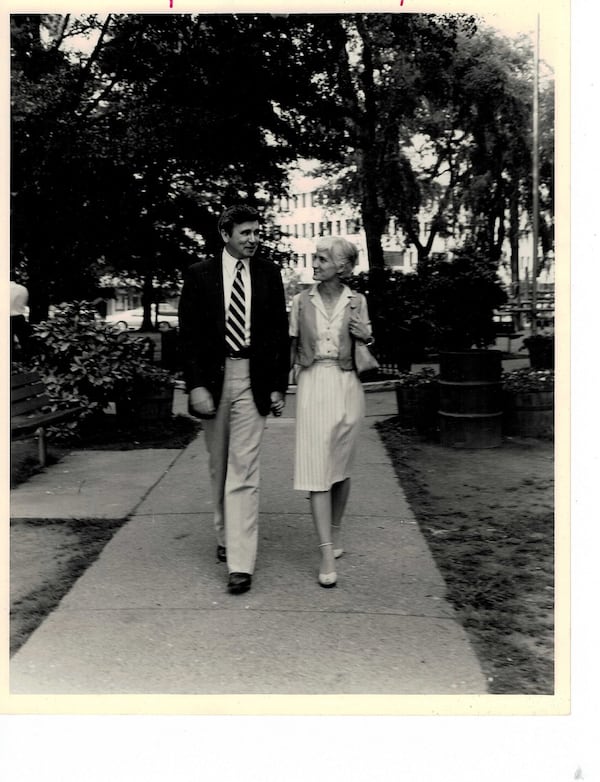 Hugh and Dorothy Robinson traveled around the world together. Both were judges. FAMILY PHOTO