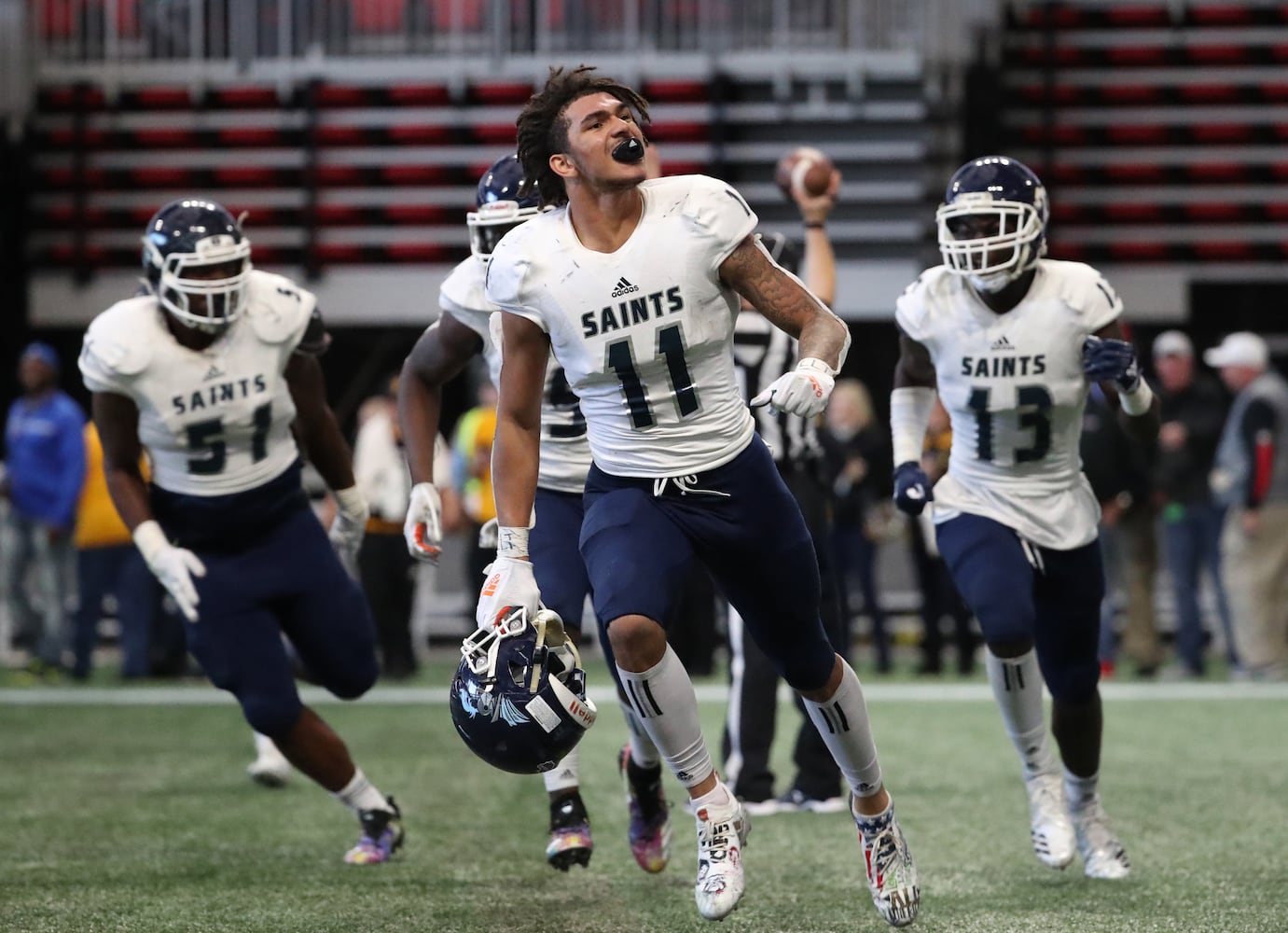 Photos: Day 1 of HS state title games at Mercedes-Benz Stadium