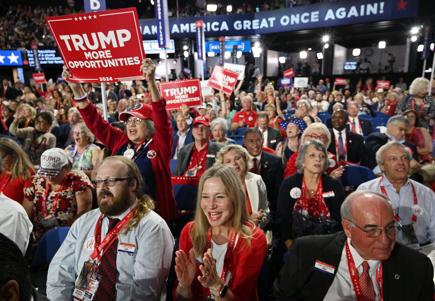 Day 1 Georgia delegates at RNC