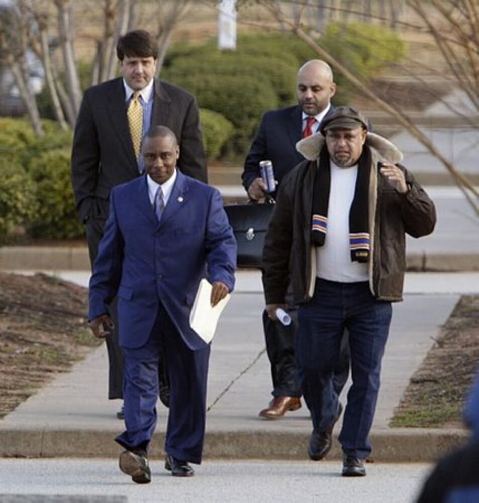 Ex-sheriff Victor Hill in Clayton court