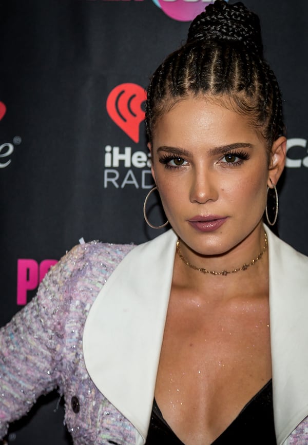  Halsey on the Red Carpet at Jingle Ball 2017